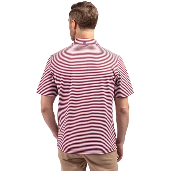 Cutter & Buck Virtue Eco Pique Stripe Recycled Mens Polo - Cutter & Buck Virtue Eco Pique Stripe Recycled Mens Polo - Image 105 of 118