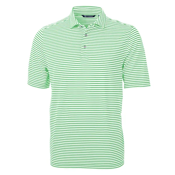 Cutter & Buck Virtue Eco Pique Stripe Recycled Mens Polo - Cutter & Buck Virtue Eco Pique Stripe Recycled Mens Polo - Image 107 of 118