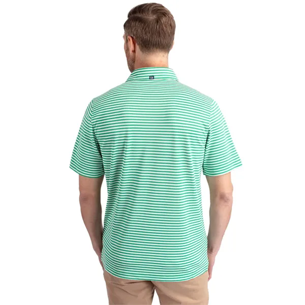 Cutter & Buck Virtue Eco Pique Stripe Recycled Mens Polo - Cutter & Buck Virtue Eco Pique Stripe Recycled Mens Polo - Image 109 of 118