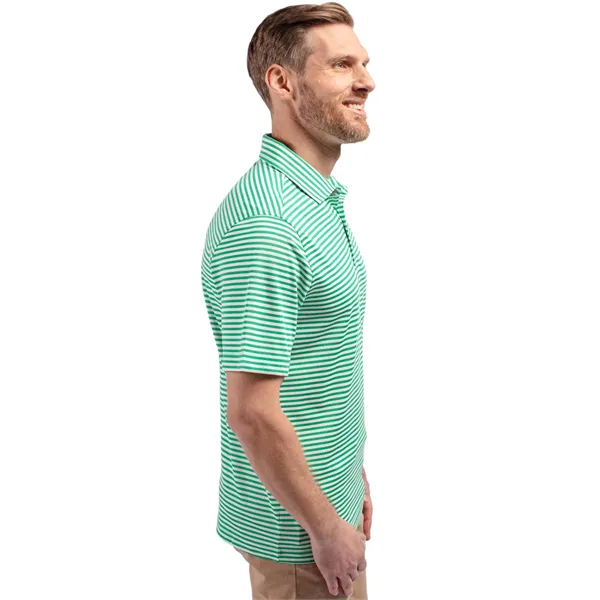 Cutter & Buck Virtue Eco Pique Stripe Recycled Mens Polo - Cutter & Buck Virtue Eco Pique Stripe Recycled Mens Polo - Image 110 of 118