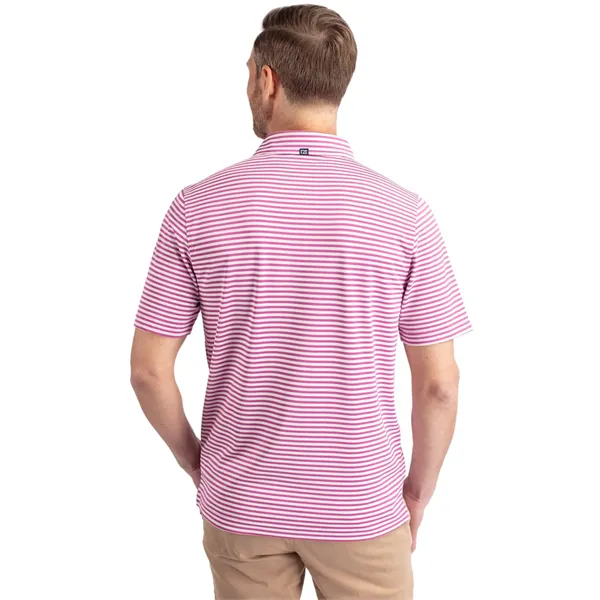 Cutter & Buck Virtue Eco Pique Stripe Recycled Mens Polo - Cutter & Buck Virtue Eco Pique Stripe Recycled Mens Polo - Image 117 of 118