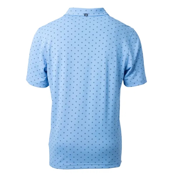 Cutter & Buck Virtue Eco Pique Tile Print Recycled Mens Polo - Cutter & Buck Virtue Eco Pique Tile Print Recycled Mens Polo - Image 31 of 37
