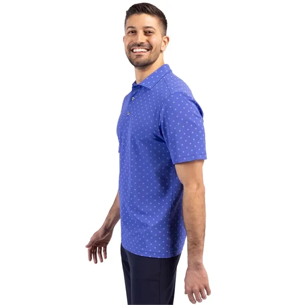 Cutter & Buck Virtue Eco Pique Tile Print Recycled Mens Polo - Cutter & Buck Virtue Eco Pique Tile Print Recycled Mens Polo - Image 37 of 37