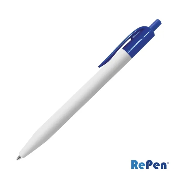 RePen® White Clicker rPET Pen - RePen® White Clicker rPET Pen - Image 3 of 7