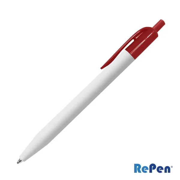 RePen® White Clicker rPET Pen - RePen® White Clicker rPET Pen - Image 7 of 7