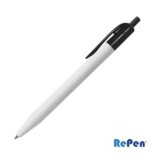 RePen® White Clicker rPET Pen - RePen® White Clicker rPET Pen - Image 1 of 7