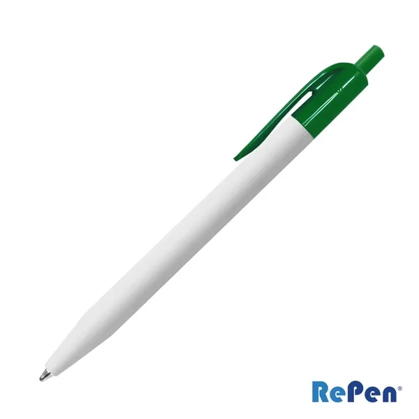 RePen® White Clicker rPET Pen - RePen® White Clicker rPET Pen - Image 5 of 7