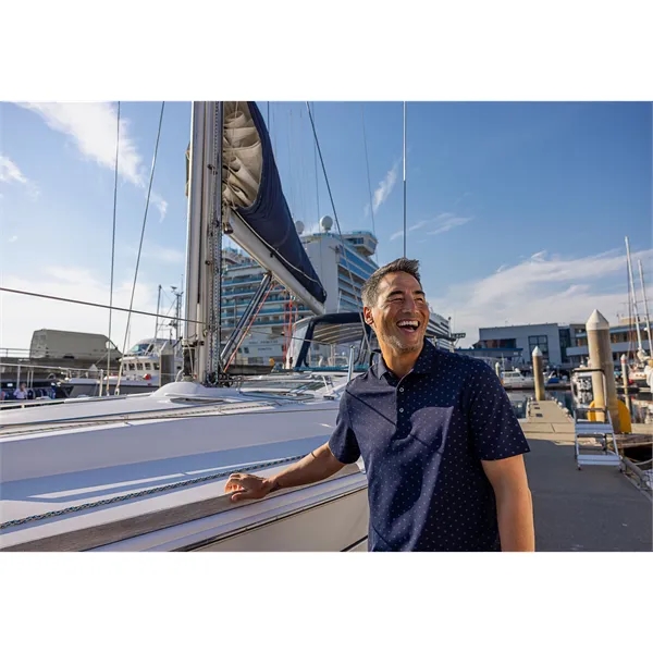 Cutter & Buck Virtue Eco Pique Tile Print Recycled Mens B... - Cutter & Buck Virtue Eco Pique Tile Print Recycled Mens B... - Image 16 of 25