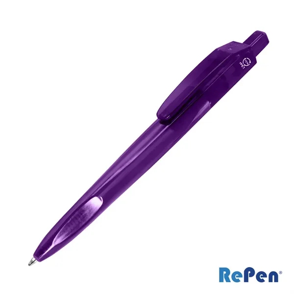RePen® Squared Translucent Clicker rPET Pen - RePen® Squared Translucent Clicker rPET Pen - Image 5 of 7