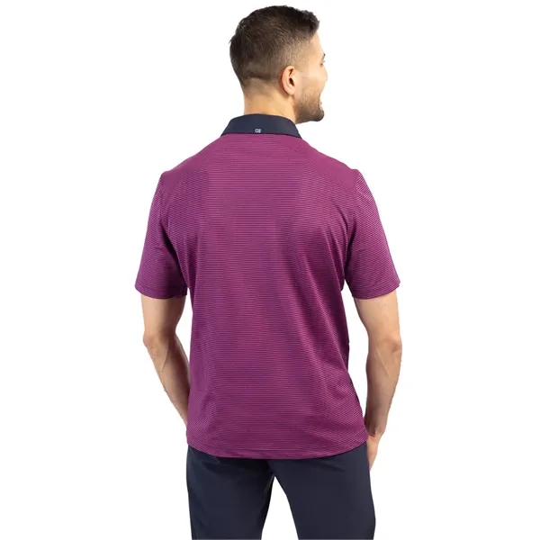 Cutter & Buck Virtue Eco Pique Micro Stripe Recycled Mens... - Cutter & Buck Virtue Eco Pique Micro Stripe Recycled Mens... - Image 46 of 69