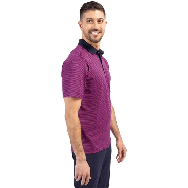 Cutter & Buck Virtue Eco Pique Micro Stripe Recycled Mens... - Cutter & Buck Virtue Eco Pique Micro Stripe Recycled Mens... - Image 47 of 69
