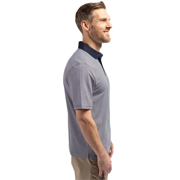Cutter & Buck Virtue Eco Pique Micro Stripe Recycled Mens... - Cutter & Buck Virtue Eco Pique Micro Stripe Recycled Mens... - Image 53 of 69