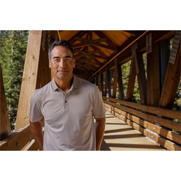 Cutter & Buck Virtue Eco Pique Micro Stripe Recycled Mens... - Cutter & Buck Virtue Eco Pique Micro Stripe Recycled Mens... - Image 64 of 69