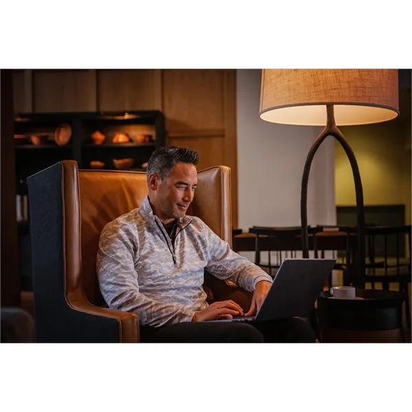 Cutter & Buck Traverse Stretch Eco Camo Print Quarter Zip... - Cutter & Buck Traverse Stretch Eco Camo Print Quarter Zip... - Image 13 of 21