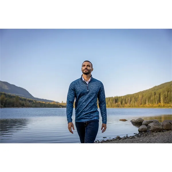 Cutter & Buck Traverse Stretch Eco Camo Print Quarter Zip... - Cutter & Buck Traverse Stretch Eco Camo Print Quarter Zip... - Image 17 of 21