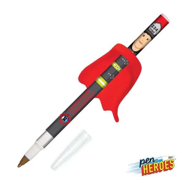 Pen Heroes™ Hometown Series Male w/Cape Pen - Pen Heroes™ Hometown Series Male w/Cape Pen - Image 0 of 9