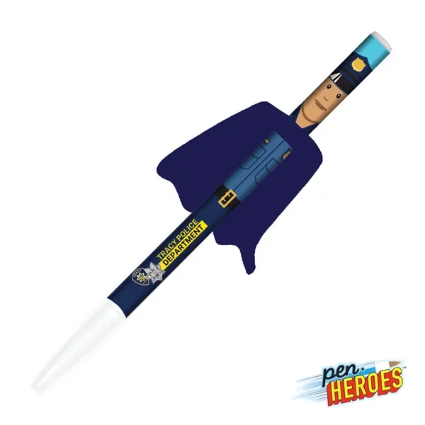 Pen Heroes™ Hometown Series Male w/Cape Pen - Pen Heroes™ Hometown Series Male w/Cape Pen - Image 4 of 9
