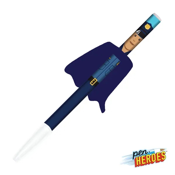 Pen Heroes™ Hometown Series Male w/Cape Pen - Pen Heroes™ Hometown Series Male w/Cape Pen - Image 5 of 9