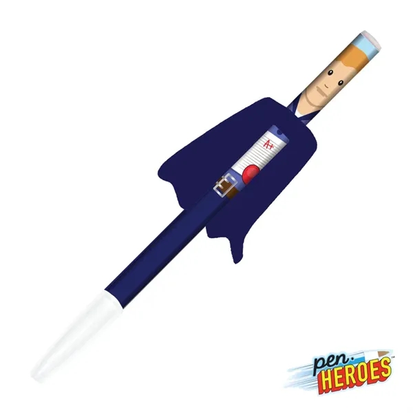 Pen Heroes™ Hometown Series Male w/Cape Pen - Pen Heroes™ Hometown Series Male w/Cape Pen - Image 7 of 9