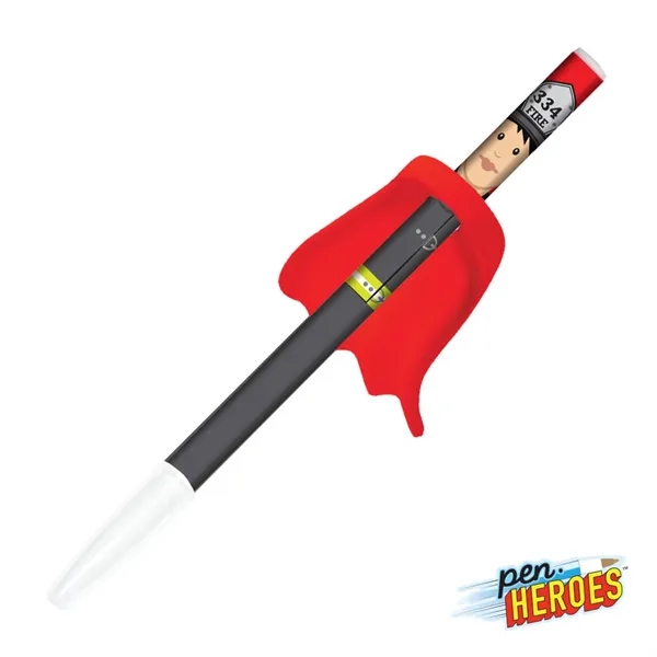 Pen Heroes™ Hometown Series Female w/Cape Pen - Pen Heroes™ Hometown Series Female w/Cape Pen - Image 1 of 9