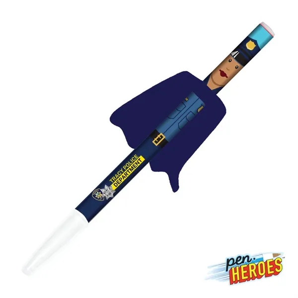 Pen Heroes™ Hometown Series Female w/Cape Pen - Pen Heroes™ Hometown Series Female w/Cape Pen - Image 4 of 9