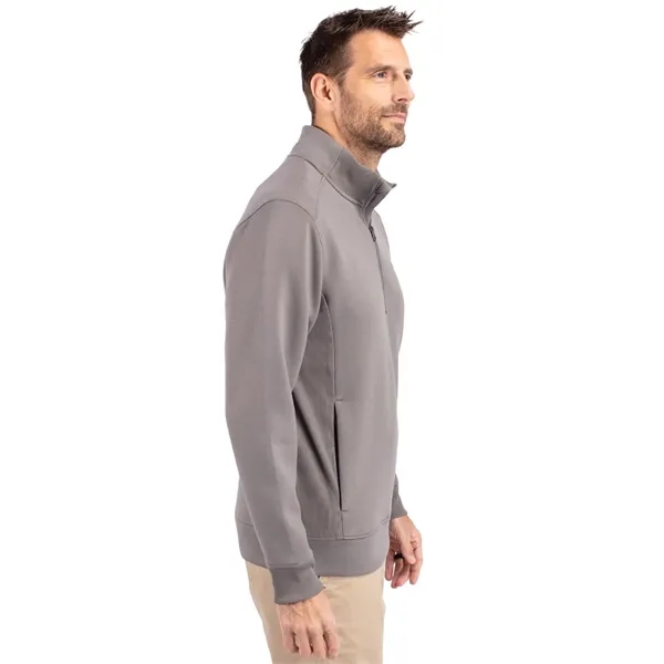 Cutter & Buck Roam Recycled Buttery-Soft Knit Mens Quarte...