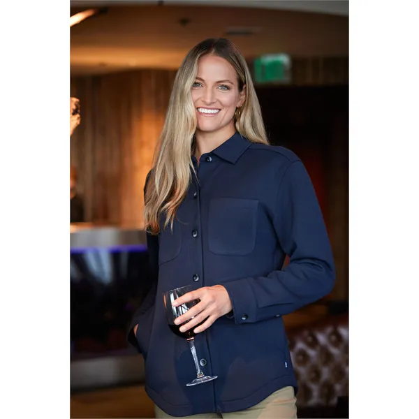 Cutter & Buck Roam Recycled Buttery-Soft Knit Womens Butt...