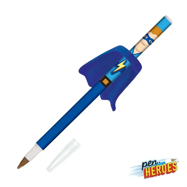 Pen Heroes™ Superhero Series Male w/Cape Pen - Pen Heroes™ Superhero Series Male w/Cape Pen - Image 1 of 5