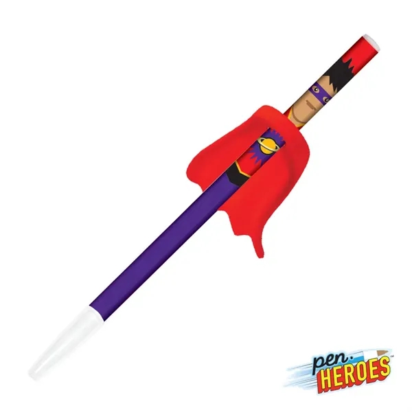 Pen Heroes™ Superhero Series Male w/Cape Pen - Pen Heroes™ Superhero Series Male w/Cape Pen - Image 5 of 5