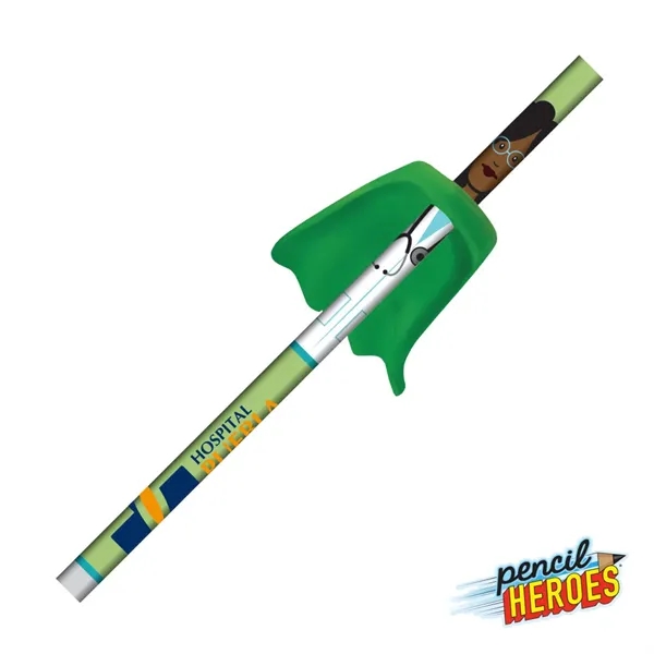 Pencil Heroes® Heathcare Series Female w/Cape Pencil - Pencil Heroes® Heathcare Series Female w/Cape Pencil - Image 0 of 5