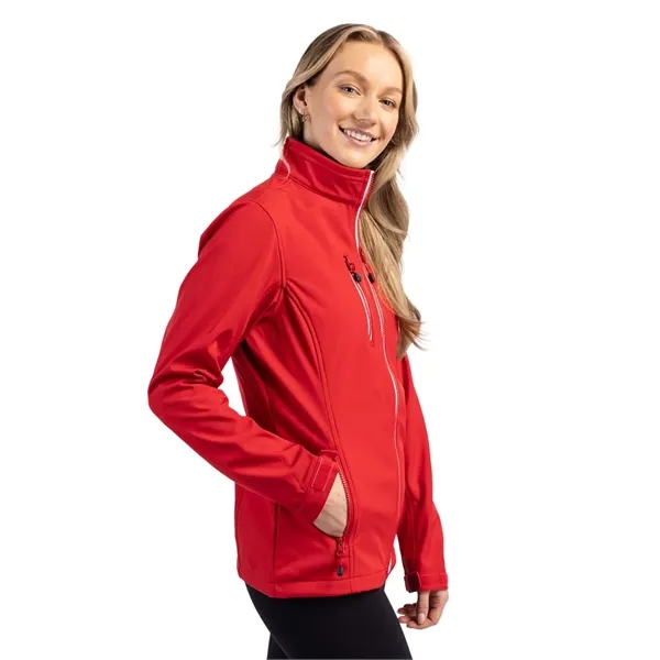 Clique Telemark Eco Stretch Softshell Full Zip Womens Jacket - Clique Telemark Eco Stretch Softshell Full Zip Womens Jacket - Image 30 of 33