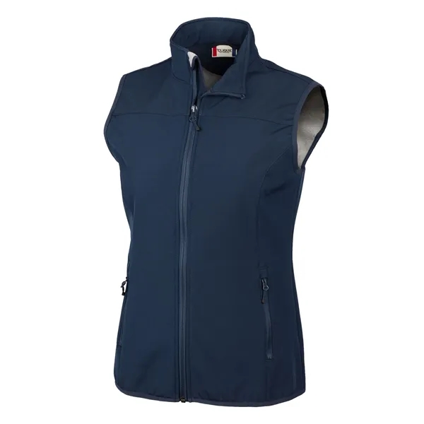 Clique Trail Eco Stretch Softshell Women's Full Zip Vest - Clique Trail Eco Stretch Softshell Women's Full Zip Vest - Image 7 of 12