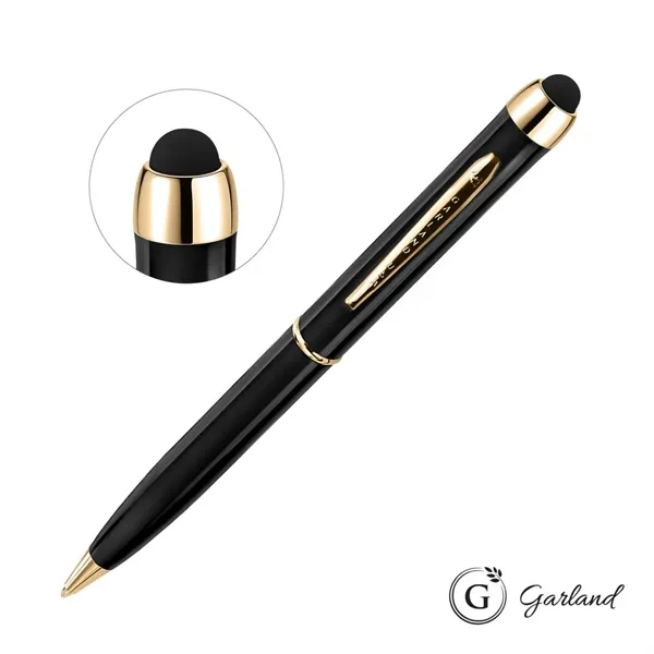 Garland® Stylus High Gloss Ballpoint Twist Pen - Gold Accent - Garland® Stylus High Gloss Ballpoint Twist Pen - Gold Accent - Image 3 of 9