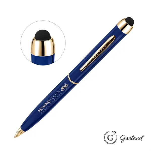 Garland® Stylus High Gloss Ballpoint Twist Pen - Gold Accent - Garland® Stylus High Gloss Ballpoint Twist Pen - Gold Accent - Image 4 of 9