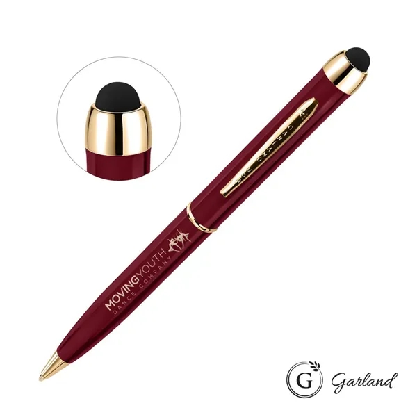 Garland® Stylus High Gloss Ballpoint Twist Pen - Gold Accent - Garland® Stylus High Gloss Ballpoint Twist Pen - Gold Accent - Image 6 of 9