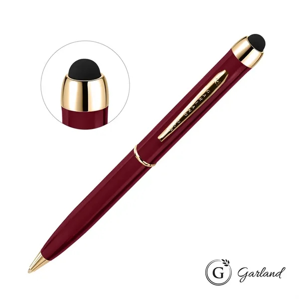 Garland® Stylus High Gloss Ballpoint Twist Pen - Gold Accent - Garland® Stylus High Gloss Ballpoint Twist Pen - Gold Accent - Image 7 of 9