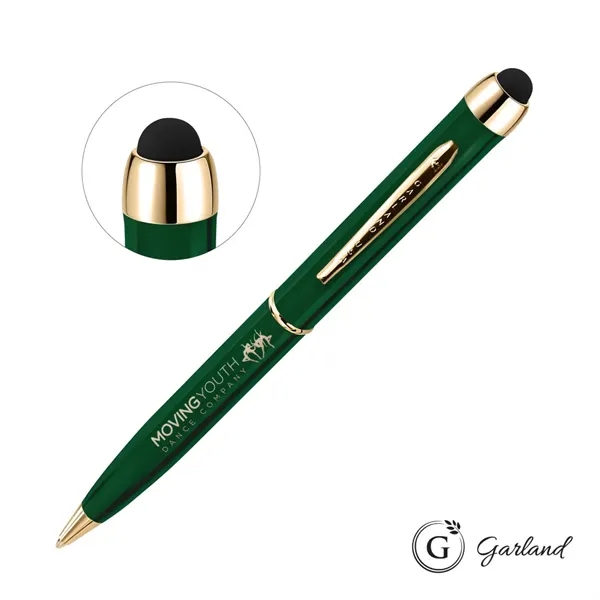 Garland® Stylus High Gloss Ballpoint Twist Pen - Gold Accent - Garland® Stylus High Gloss Ballpoint Twist Pen - Gold Accent - Image 8 of 9