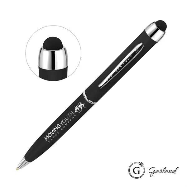 Garland® Stylus Matte Ballpoint Twist Pen - Chrome Accent - Garland® Stylus Matte Ballpoint Twist Pen - Chrome Accent - Image 0 of 6