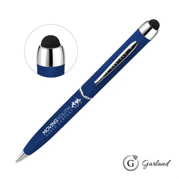 Garland® Stylus Matte Ballpoint Twist Pen - Chrome Accent - Garland® Stylus Matte Ballpoint Twist Pen - Chrome Accent - Image 3 of 6