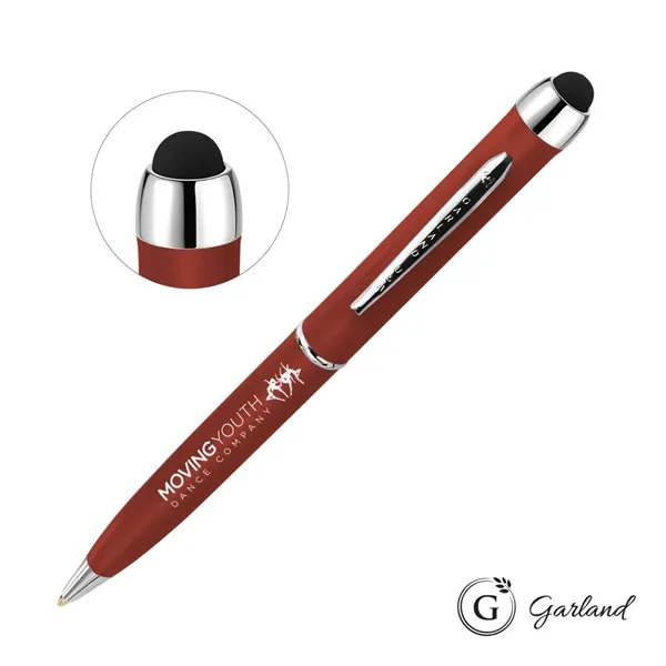 Garland® Stylus Matte Ballpoint Twist Pen - Chrome Accent - Garland® Stylus Matte Ballpoint Twist Pen - Chrome Accent - Image 5 of 6