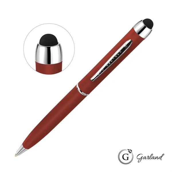 Garland® Stylus Matte Ballpoint Twist Pen - Chrome Accent - Garland® Stylus Matte Ballpoint Twist Pen - Chrome Accent - Image 6 of 6