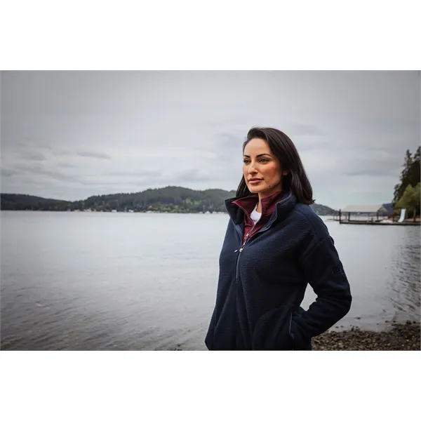 Cutter & Buck Cascade Eco Fleece Womens Pullover Jacket - Cutter & Buck Cascade Eco Fleece Womens Pullover Jacket - Image 27 of 48