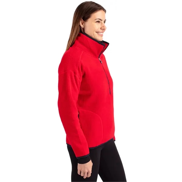 Cutter & Buck Cascade Eco Fleece Womens Pullover Jacket - Cutter & Buck Cascade Eco Fleece Womens Pullover Jacket - Image 33 of 48