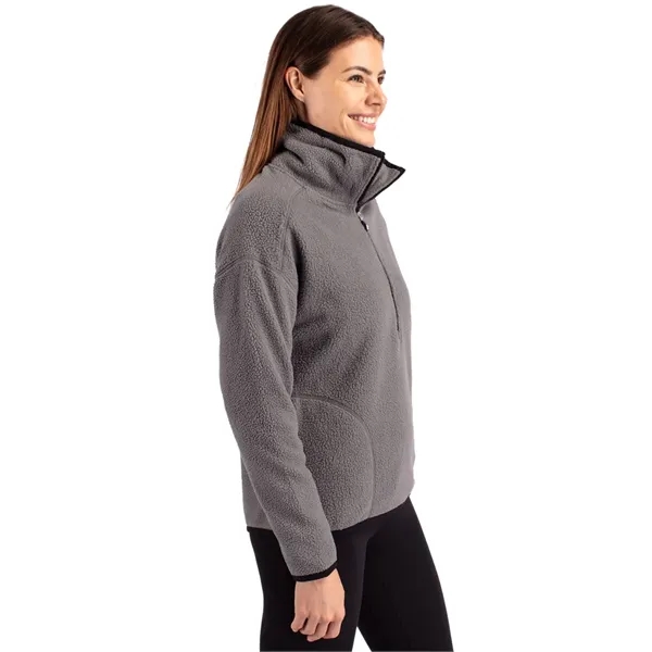 Cutter & Buck Cascade Eco Fleece Womens Pullover Jacket - Cutter & Buck Cascade Eco Fleece Womens Pullover Jacket - Image 46 of 48