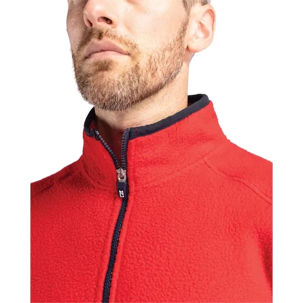 Cutter & Buck Cascade Eco Fleece Mens Quarter Zip Jacket - Cutter & Buck Cascade Eco Fleece Mens Quarter Zip Jacket - Image 21 of 38