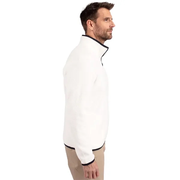 Cutter & Buck Cascade Eco Fleece Mens Quarter Zip Jacket - Cutter & Buck Cascade Eco Fleece Mens Quarter Zip Jacket - Image 28 of 38