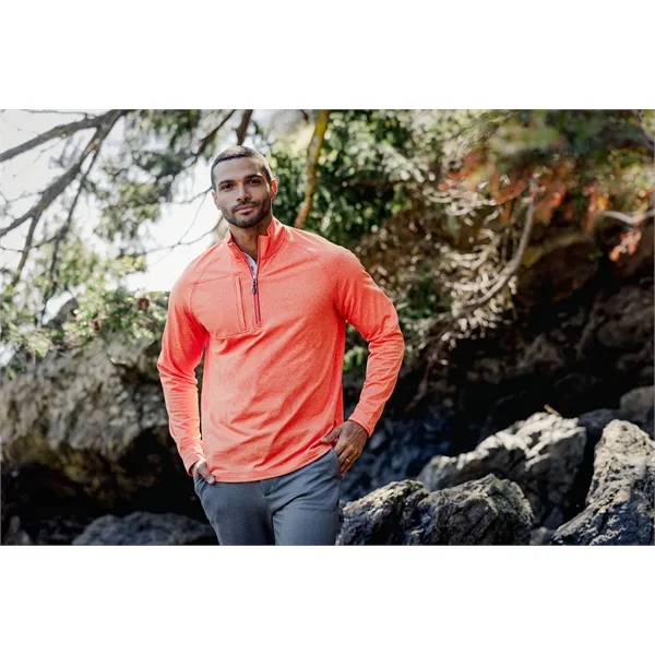 Cutter & Buck Adapt Eco Knit Heather Mens Quarter Zip Pul... - Cutter & Buck Adapt Eco Knit Heather Mens Quarter Zip Pul... - Image 31 of 70