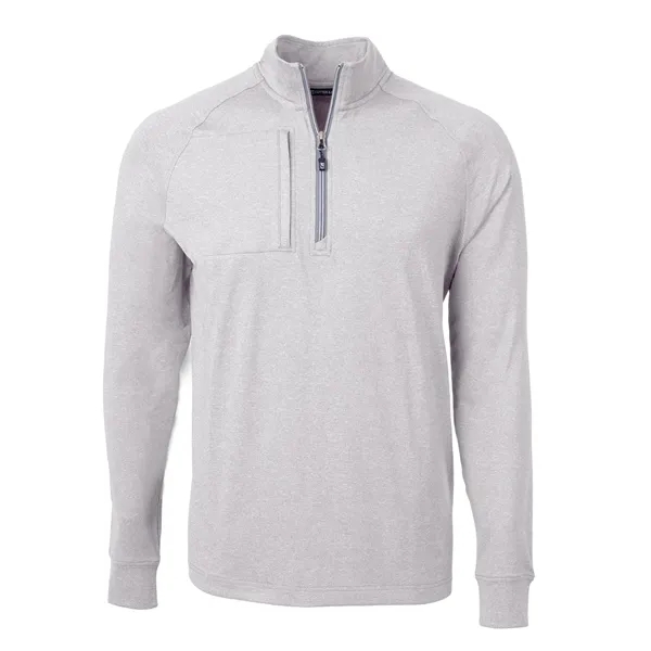 Cutter & Buck Adapt Eco Knit Heather Mens Quarter Zip Pul... - Cutter & Buck Adapt Eco Knit Heather Mens Quarter Zip Pul... - Image 58 of 70