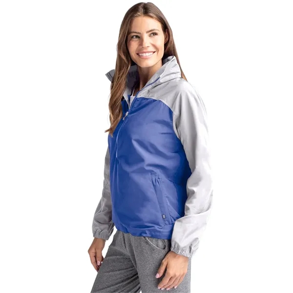 Cutter & Buck Charter Eco Recycled Womens Anorak Jacket - Cutter & Buck Charter Eco Recycled Womens Anorak Jacket - Image 37 of 50