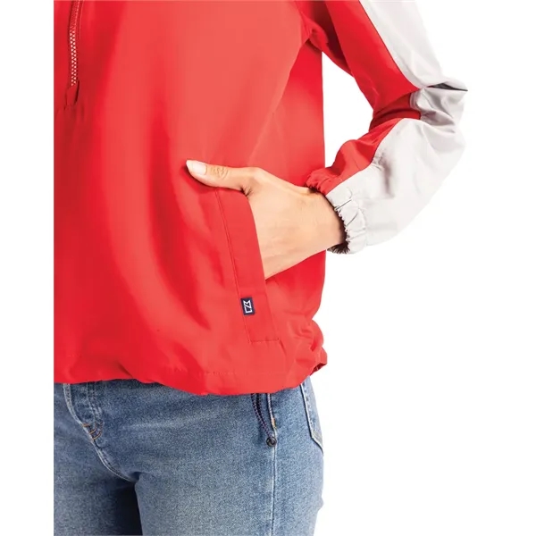 Cutter & Buck Charter Eco Recycled Womens Anorak Jacket - Cutter & Buck Charter Eco Recycled Womens Anorak Jacket - Image 50 of 50